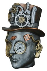 Skulptur "Steampunk Female" 