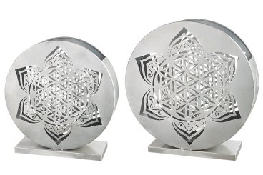 2er Set Windlichter "Mandala" 