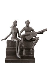 Design-Skulptur "Gitarrenspieler" 